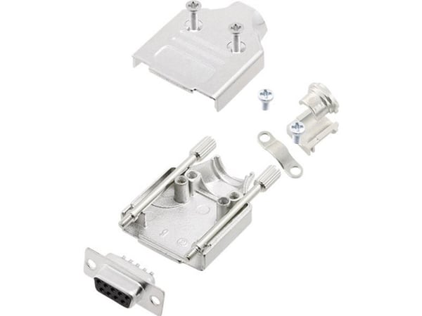 encitech MHDM-09-DBS-K 6355-0005-11 D-SUB hylse-sett 180° poltall: 9 lodde 1 sett