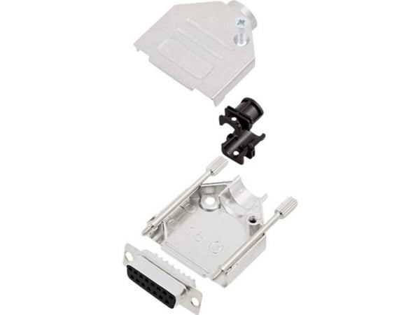 encitech DTZK15-DBS-K 6355-0002-12 D-SUB hullist- eller sokkelsett 180° poltall: 15 loddeparter 1 sett
