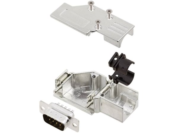 encitech DCMR-FK-09-DMP-K 6355-0065-21 D-SUB-piikkiliuska 90° Napojen lukumäärä: 9 Juotospää 1 sarja