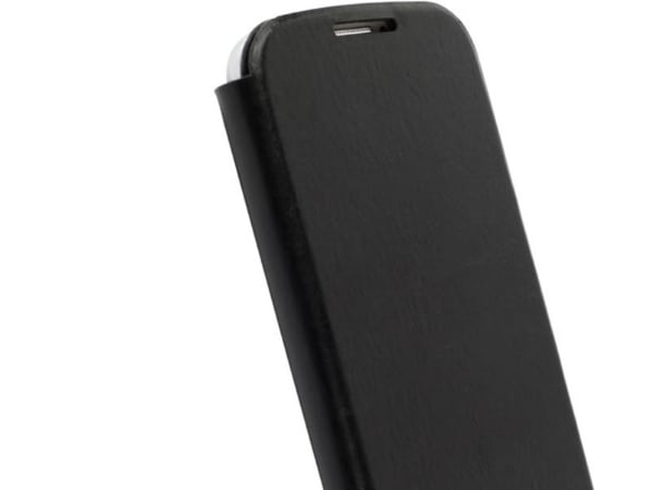 Krusell Flipcover DONSö - Beskyttende deksel for mobiltelefon - svart - for Samsung Galaxy S4