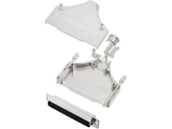 encitech MHDM-37-DBP-K 6355-0005-04 D-SUB pin stripesett 180° Polnummer: 37 Loddehode 1 sett