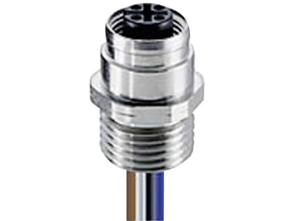 Lumberg Automation 108774 sensor-/aktor-kontakt, M12-anslutning, inbyggd, 0,50 m, poler (RJ): 4, 1 st