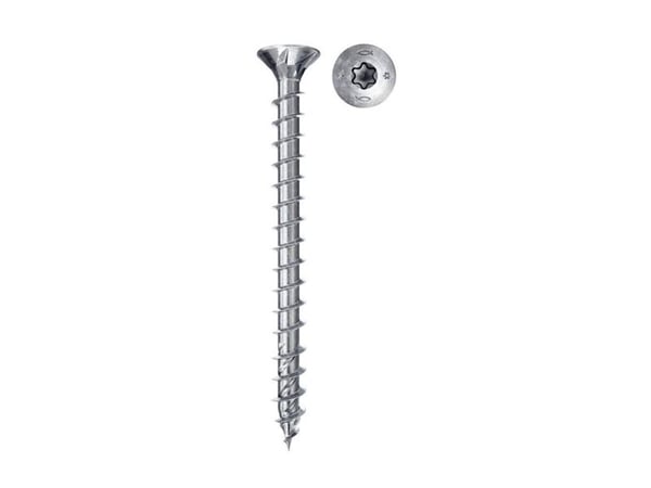 Fischer 670354, Skru, Metall, Tre, Generell nytte, Torx, Rustfritt stål