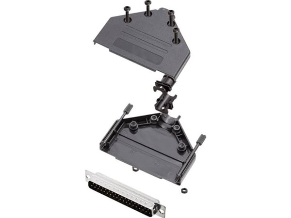 encitech DTPK-P-37-DMP-K 6355-0033-04 D-SUB tappiliuska 180° Navanumero: 37 Juotospää 1 sarja