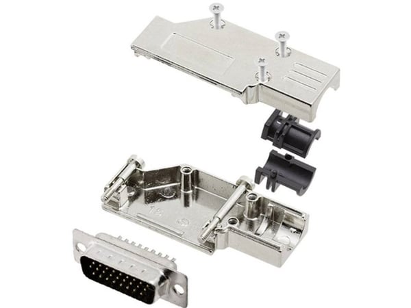 encitech DCMR-FK-15-HDP26-K 6355-0066-02 D-SUB tappiliuska 90° Navanumero: 26 Juotospää 1 sarja