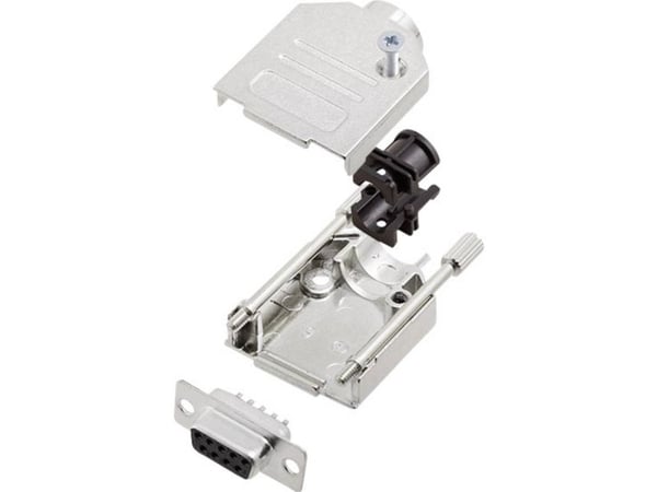 encitech DTZK09-DBS-K 6355-0002-11 D-SUB-skärningssats 180° Polantal: 9 Lödhuvud 1 sats