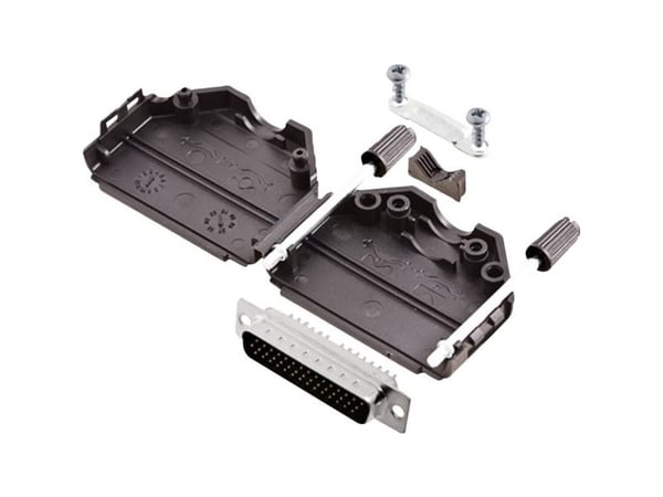 encitech DPPK25-BK-HDP44-K 6355-0011-03 D-SUB tappiliuska 180° Navanumero: 44 Juotospää 1 sarja