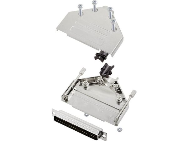 encitech DTPK-M-37-DBP-K 6355-0030-04 D-SUB pinnerekke-sett 180° - 37 poler, lodd, 1 sett