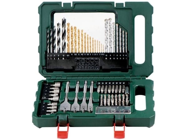 Metabo 6.26708.00, Drill, Drill bit set, Murverk, Metall, Tre, Høy-Hastighets Stål (HHS), 86 stykker
