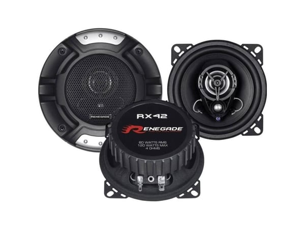 Renegade RX42, 2-veis, 120 W, 60 W, 4 O, 80 - 20000 Hz, 9,4 cm