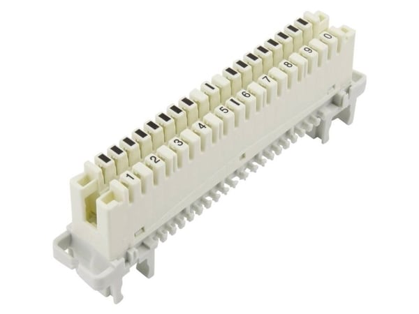 TRU COMPONENTS 1425907 LSA-PLUS tilkoblingsteknikk hvit 1 stk