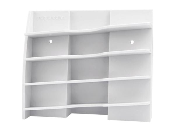 magnetoplan plast markerholder for 4 tavlepenner, vinkel hindrer uttørking - 1 stk (12294)