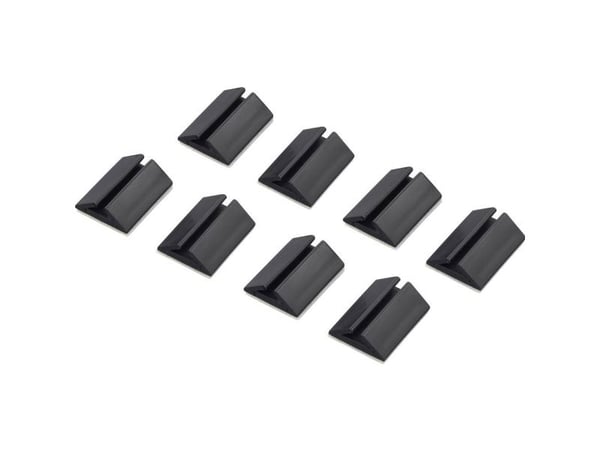 TRU COMPONENTS 617164-BK Kaapelipidike Itsekiinnittyvä 1282781 Nippu-Ø-alue 2,50-3,50 mm Musta 8 kpl
