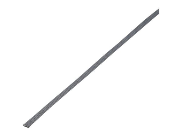 TRU COMPONENTS 1572551 CBBOX0915-GY Strømpeflexslange Grå PET 8 til 14 mm 10 m 10 m