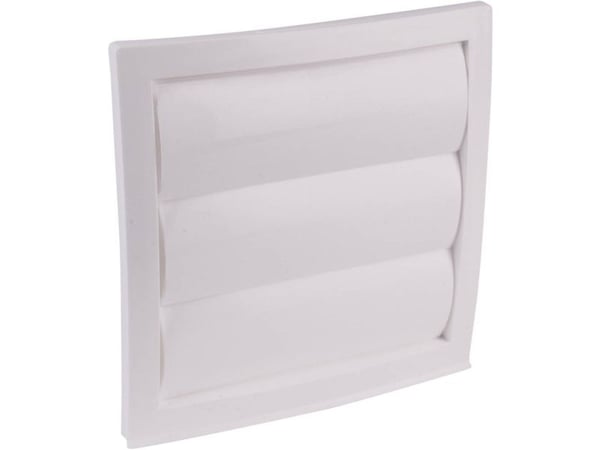 Wallair NW 125 ventilasjonsgitter i plast for rørdiameter 12,5 cm