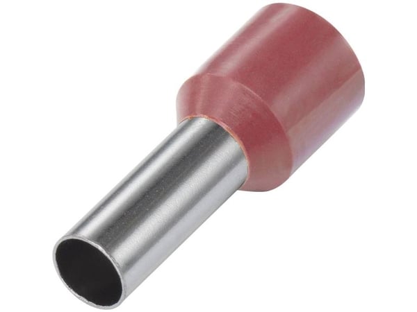 TRU COMPONENTS 1572425 Kaapeli 10 mm² x 12 mm Delvist isoleret Rød 100 stk