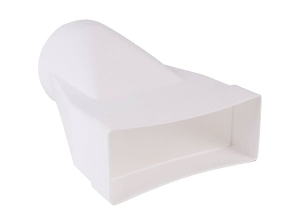 Wallair N15865 Kanal-/ventilasjonssystem for flatkanal 150 overgangsstykke rund/flat