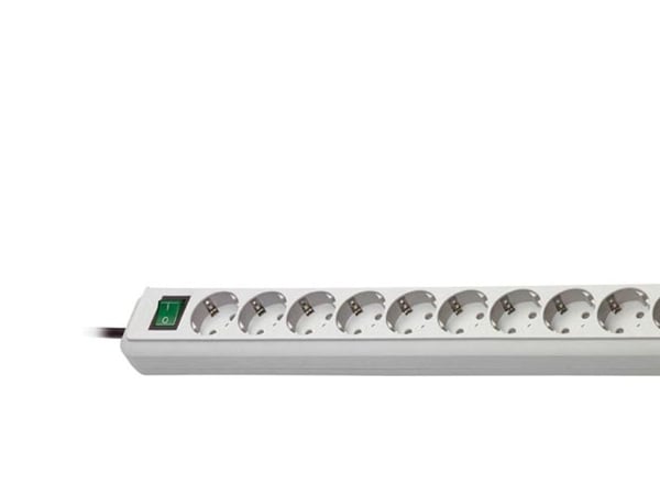 Brennenstuhl BN-1159350010, 10 AC-pistorasia(a), Harmaa, 3 m