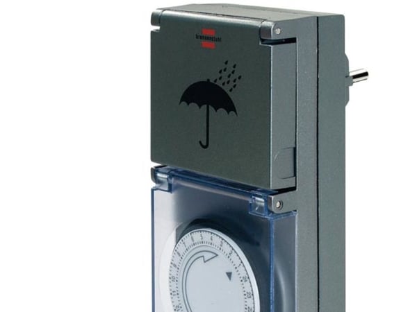 Brennenstuhl 1506460, Päivittäinen ajastin, Musta, IP44, 230 V, 16 A, 200 g