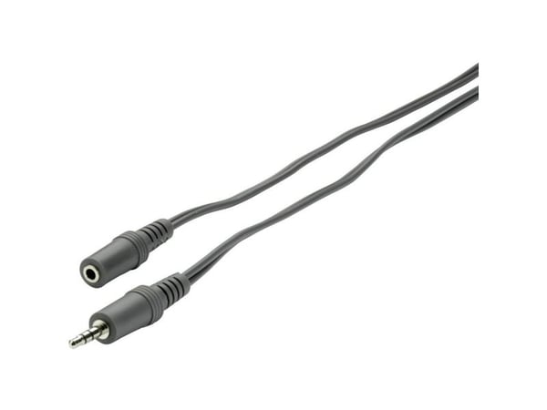 SpeaKa Professional SP-1300376, 3.5mm, Hanstik, 3.5mm, Hunstik, 2 m, Grå