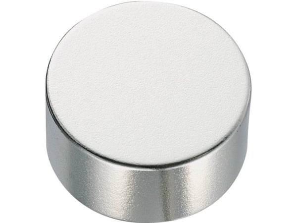 TRU COMPONENTS 1572114 Permanentmagnet Rund (Ø x H) 20 mm x 5 mm N45 1,33 - 1,37 T Grensetemperatur (maks.): 80 °C