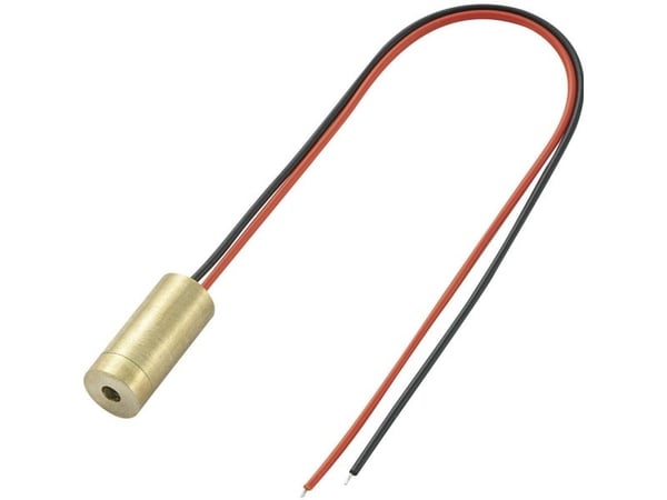TRU COMPONENTS Lasermodul Punkt Rød 1 mW LM01RDD LM01RDD