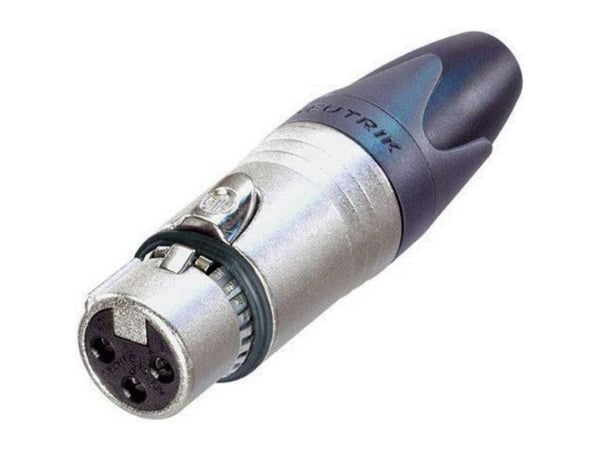 Neutrik NC3FXX-EMC, XLR, Sort, Metallisk, -30 - 80 °C, 72 mm