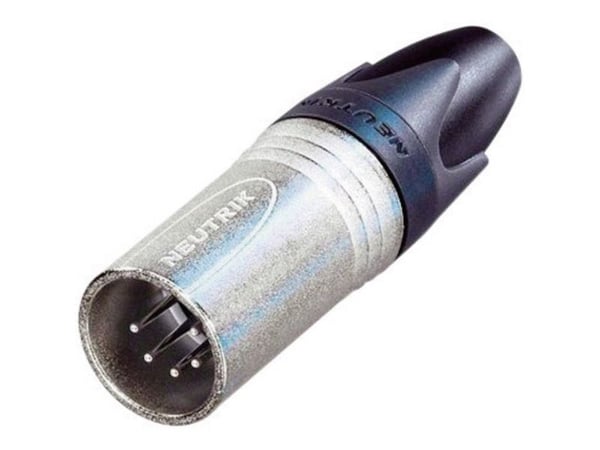 Neutrik NC5MXX, XLR, Sølv, Svart, Hankjønn, Rett, IP40, 1 mm²