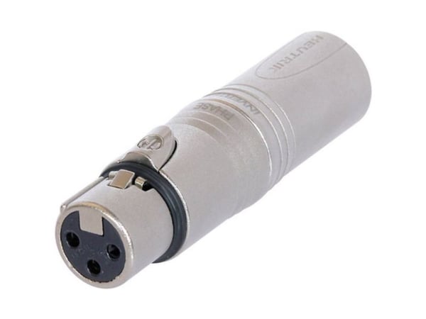 Neutrik NA3F5M, XLR (5-pinners), XLR (3-pinners), grå
