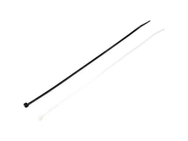TRU COMPONENTS 1572053 Kabelbindersortiment 300 mm 3.60 mm Sort, Natur 400 stk