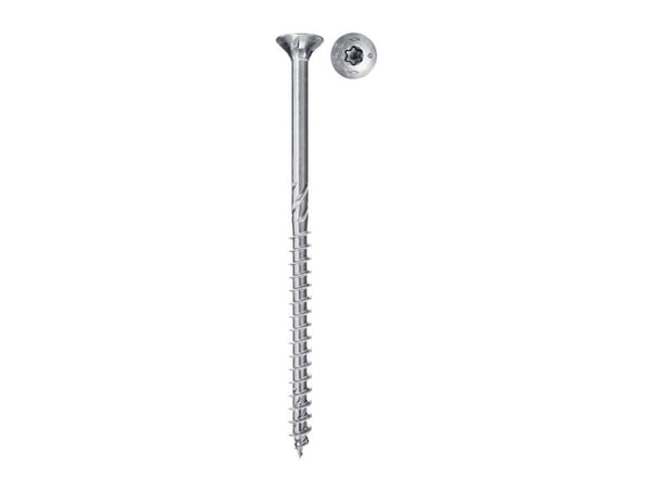 Fischer 670047, Skru, Metall, Tre, Generell nytte, Full tråd, Flathode