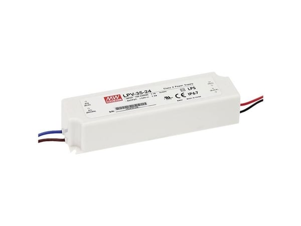 Mean Well LPV-35-24 - LPV-35 Series - LED-driver - 36 watt - 1.5 A
