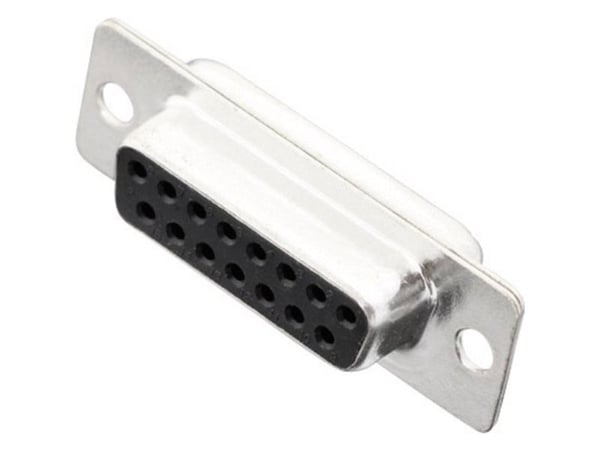 MH Connectors MHDM15-SS 2101-0200-12 D-SUB stiftlist 180° antall poler: 15 lodd 1 stk