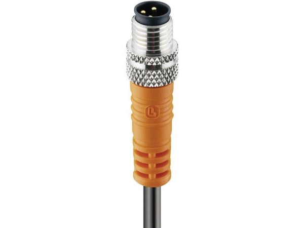 Lumberg Automation 43640-1 Anturi, toimilaitteen liitin, M8 Liitin, suora 2,00 m Napaluku (RJ): 3 1 kpl 1 kpl