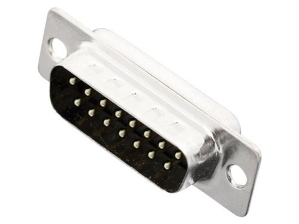 MH Connectors MHDM15-SP D-SUB hanrekke 180° poltall: 15 loddebein 1 stk