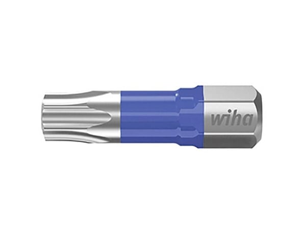 Wiha 41605, 5 stykker, Torx, T15, 25 mm, 25,4 / 4 mm (1 / 4"), Sekskantet
