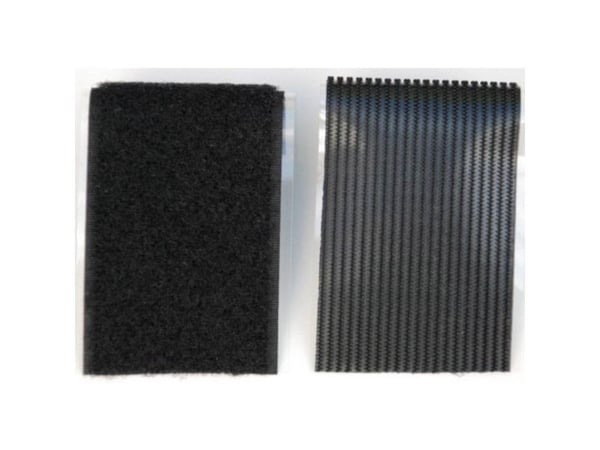 TRU COMPONENTS 730-330-2-Pussivyö liimausta varten Vyönauha staattinen silmukkaosa, erittäin vahva (L x S) 100 mm x 50 mm 1 pari