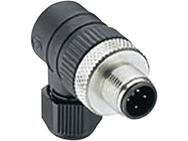Lumberg Automation 108654 Anturi, toimilaitteen liitin, M12-pistoke, kulmikas Navan numero (RJ): 4 1 kpl 1 kpl