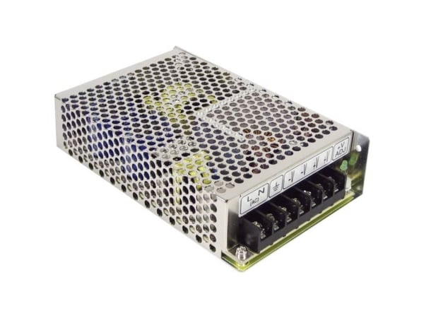 MEAN WELL RS-100, 108 W, 115 - 230 V, 47 - 63 Hz, +24V, 18 ms, 84%