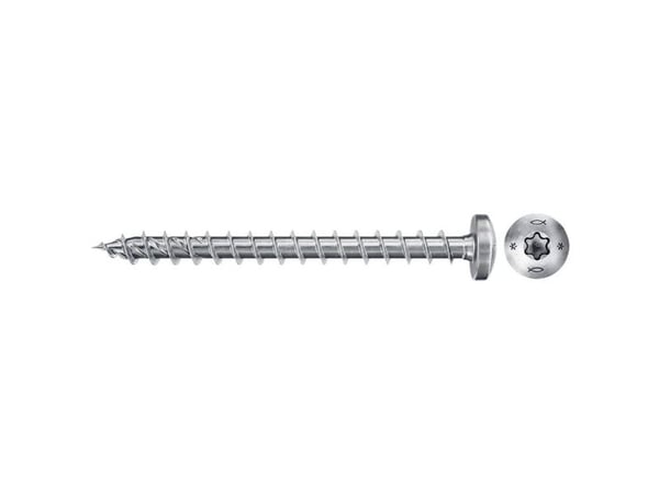 Fischer 670439, Skru, Metall, Tre, Generell nytte, Full tråd, Kuppelhode