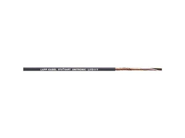 LappKabel 0033204, LIYD11Y kontroll data-kabel, 4 x 0,14 mm², svart mantel
