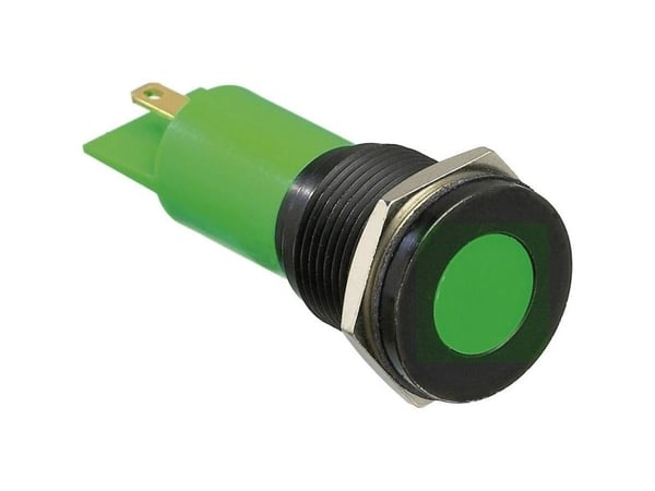 APEM Q16F1BXXY24E LED-merkkivalaisin Keltainen 24 V/DC