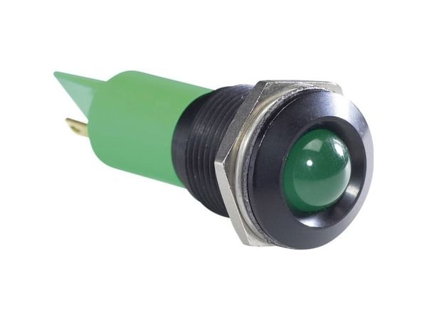 APEM Q16P1BXXG12E LED-merkkivalo Vihreä 12 V/DC