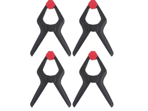 TOOLCRAFT fjærtvinge 4 stk 40 mm 5 kg TOOLCRAFT 1611470 spennvidde (maks.): 40 mm mål, lengde: 115 mm utstikkmål: 50 mm