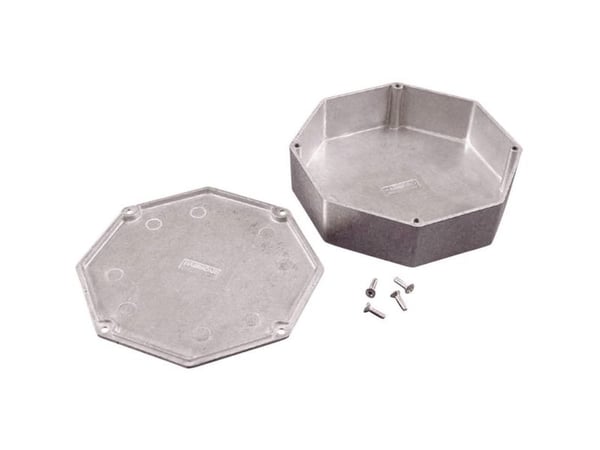 Hammond Electronics 1590STPCYL universalkabinett 133 x 133 x 39 støpt aluminium gul 1 stk