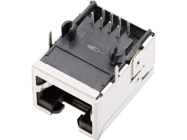 RJ45-liitin, kulmaliitin BEL Stewart Connectors 1450-2000-02 CAT 6 1 kpl 1 kpl