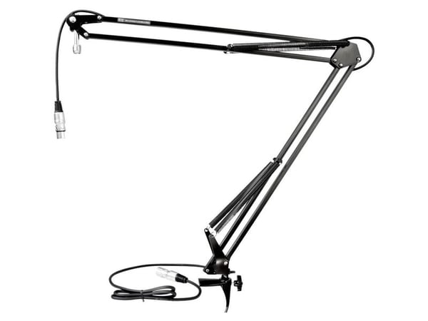 Tie Studio FLEXIBLE MIC STAND PRO mikrofonbordsstativ, utvendig gjenger: 5/8