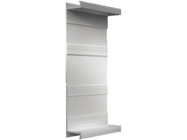 Rittal bunnkarl mellomstykke SV 9342.140 (L x B x H) 100 x 210 x 43 mm - hard-PVC grå (RAL 7035) - passer til Sammelsc (9342.140)