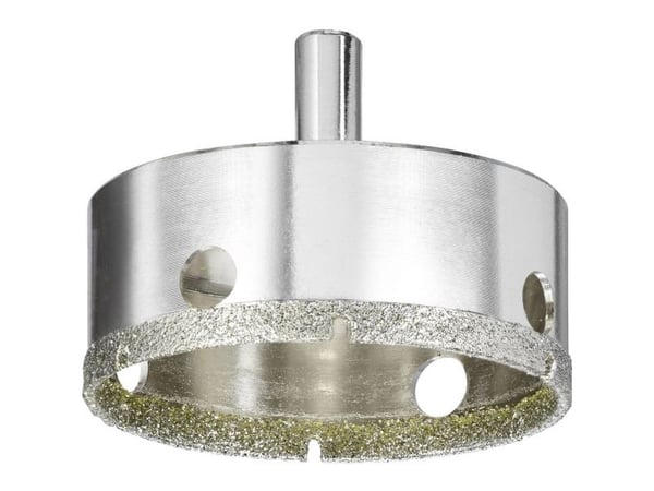 kwb 499868, Enkel, Keramikk, Granitt, Marmor, Stein, Fliser, Rustfritt stål, Metall, 6,8 cm, 1 stk