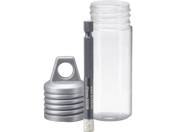 kwb 500308, Single/enkelt, Drill, Keramisk, Granitt, Hard keramikk, Marmor, Soft Keramiske veggflis, Stein, Flis, Svart, 4 cm, 8 cm